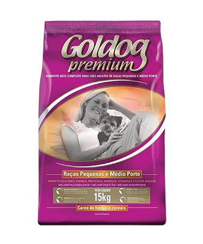 Goldog premium raças pequenas medio porte